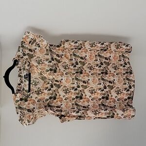 SHEIN Clasi Women Notched V-Neck Shirt - XL